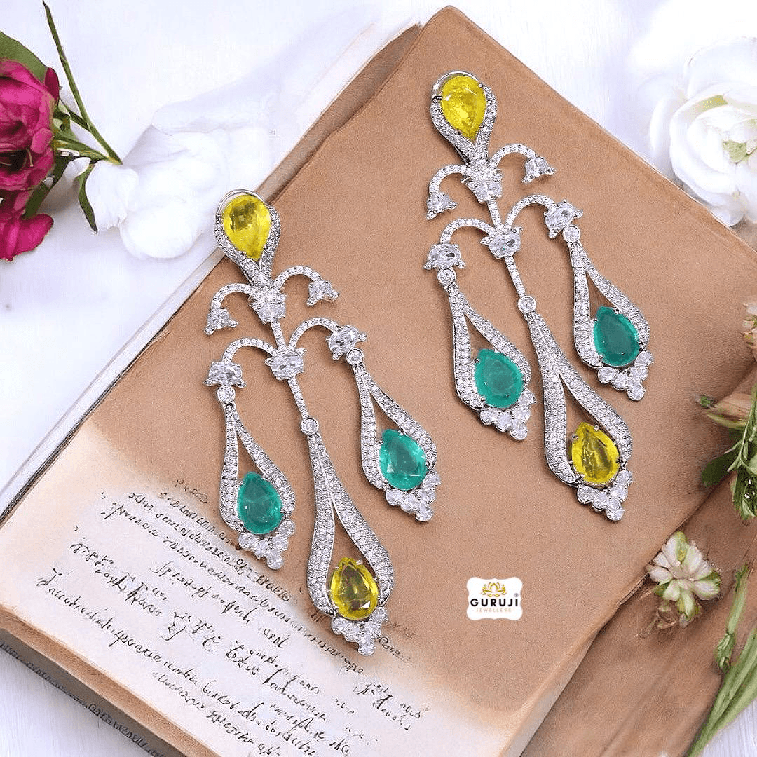 Exquisite Teardrop Dangle Earrings