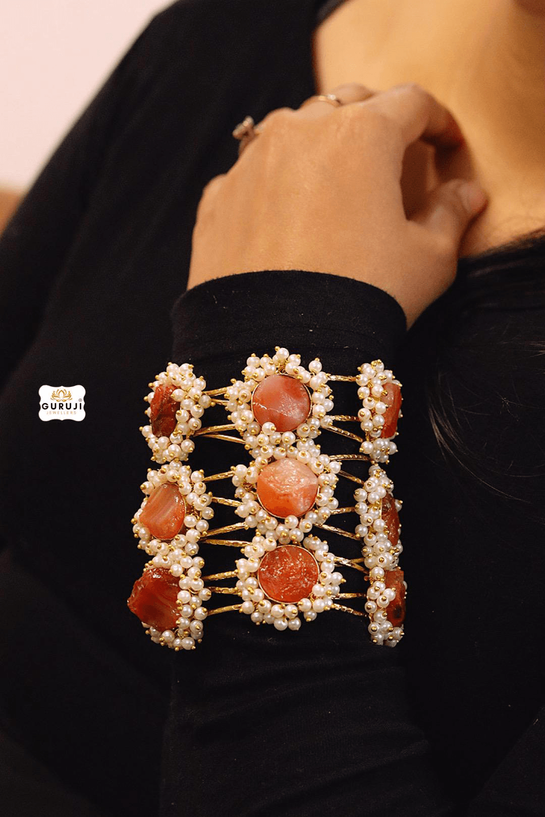 Elegant Druzy Stone Bracelet