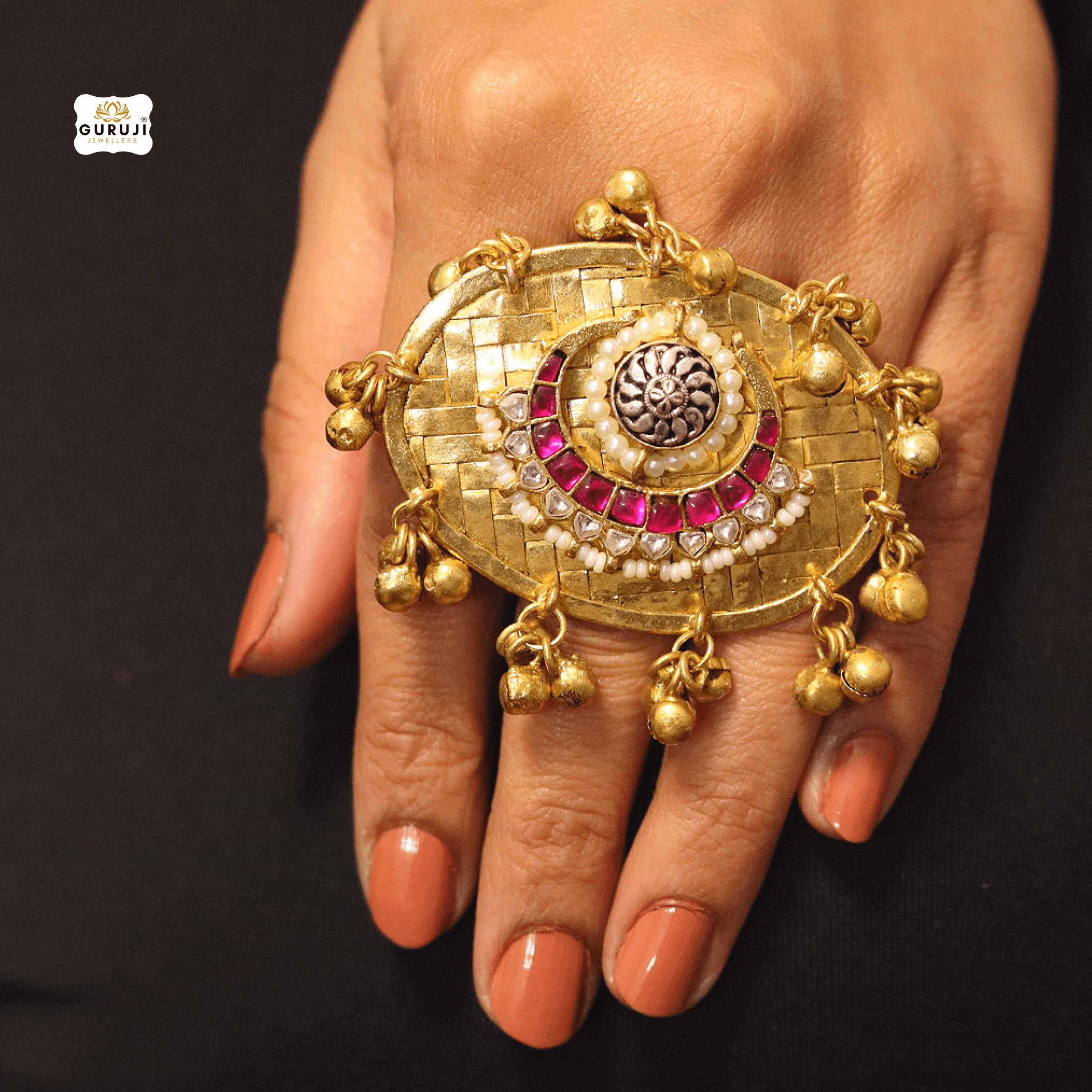 Traditional Ethnic Statement Ring