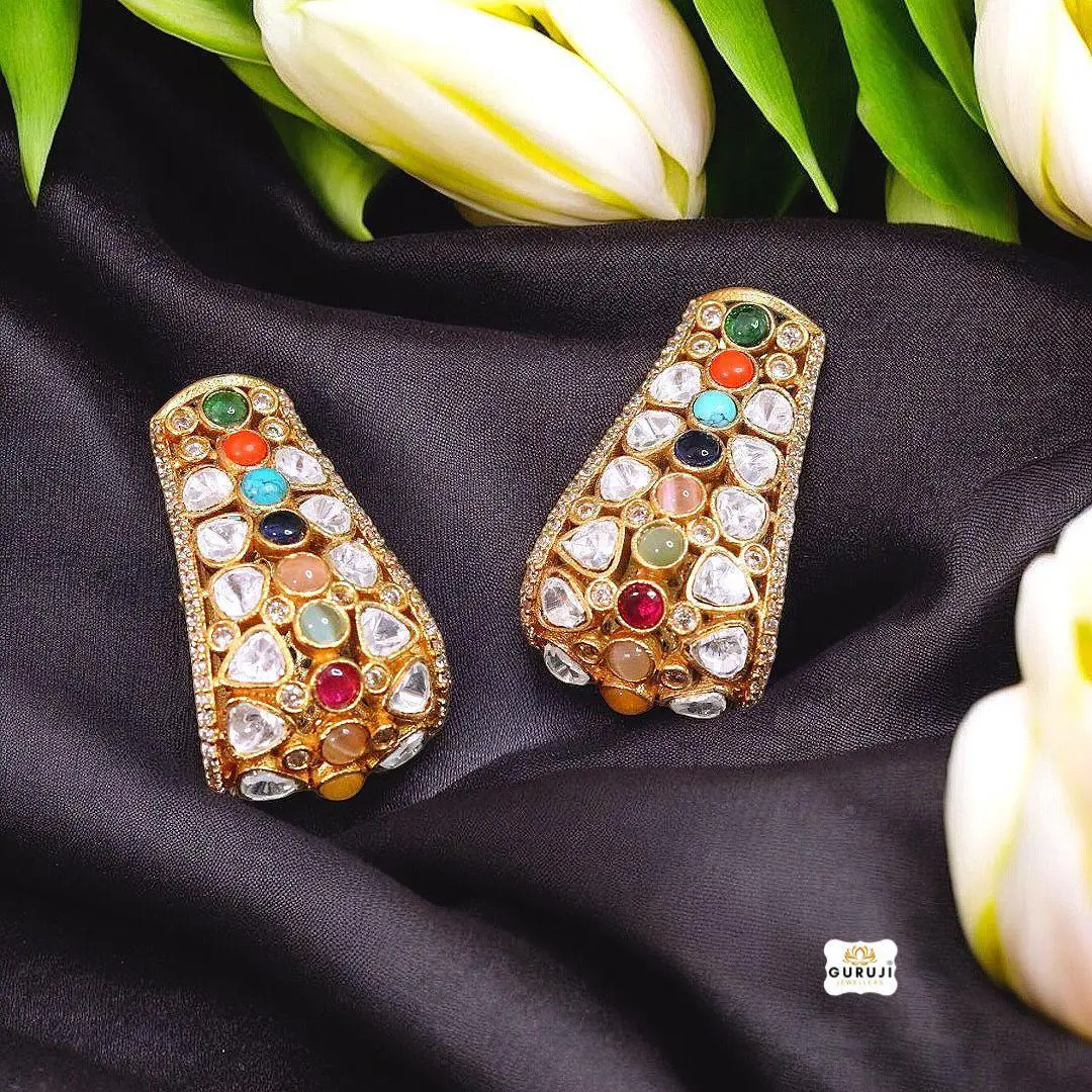 Enchanting Earrings with Gemstone Accents