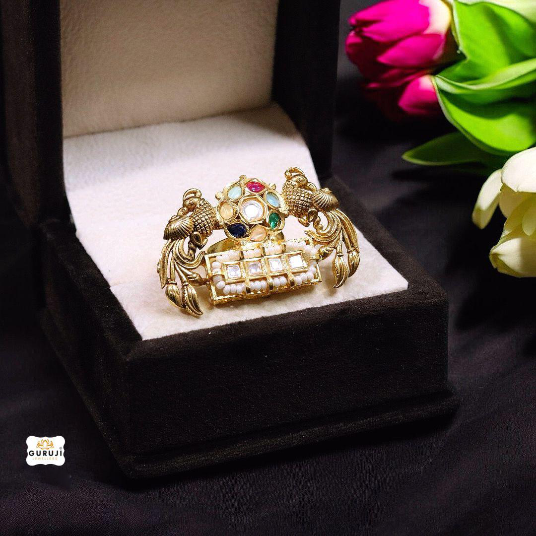 Timeless Elegance Kundan Ring