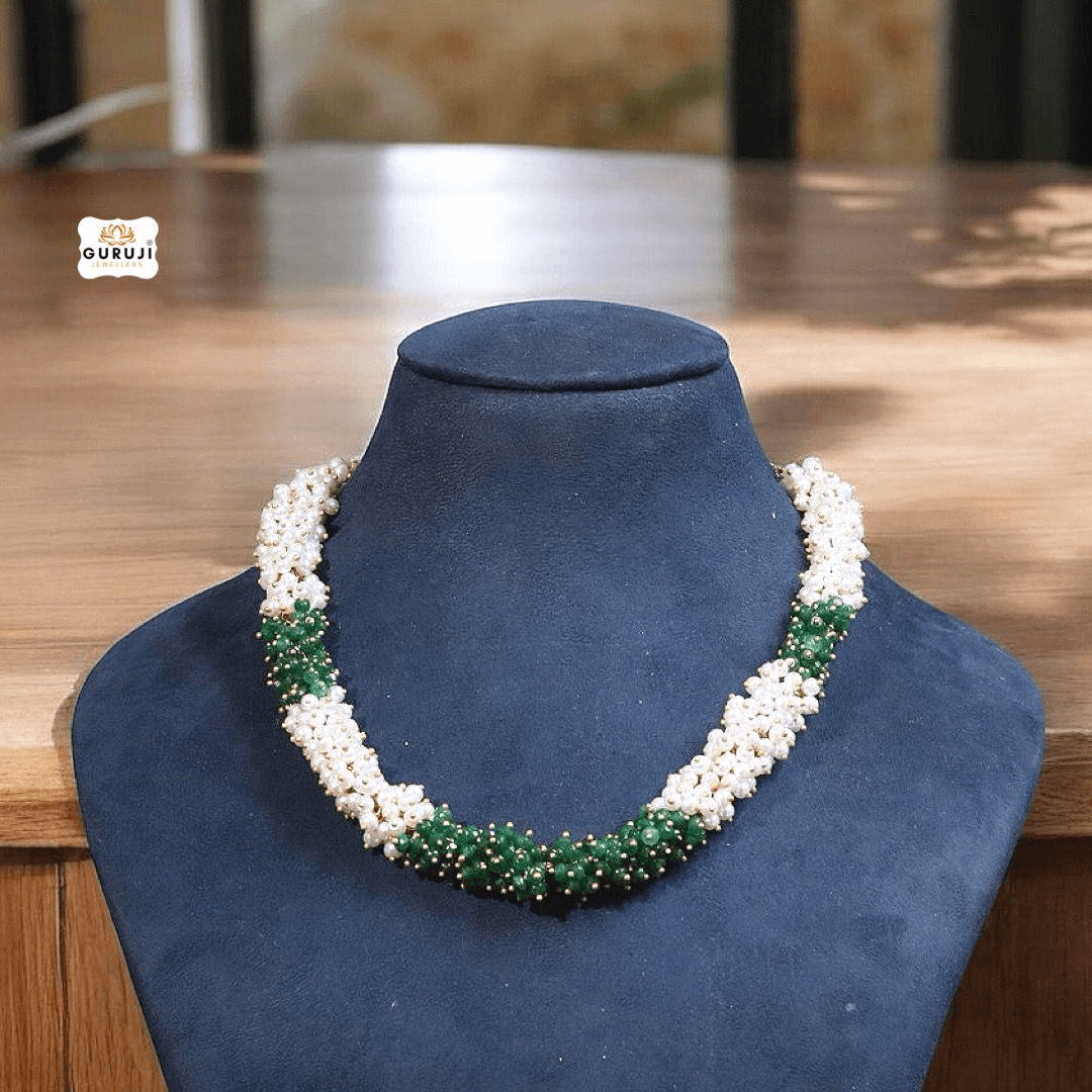 Elegant Pearl and Bead Necklace