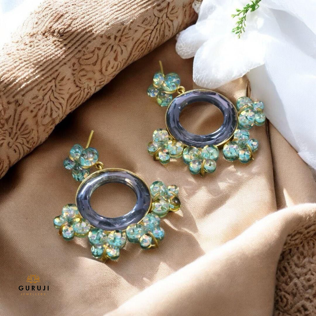Artisan Elegance Handmade Earrings with Natural Stones