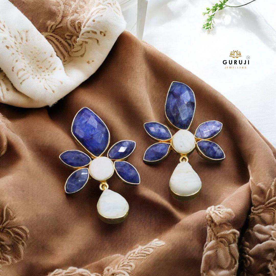 Handmade Natural Stone Earrings Timeless Elegance