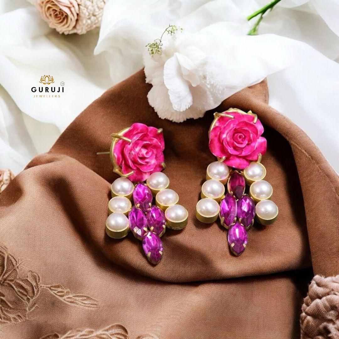 Handmade Earrings with Elegance and Natural Stones
