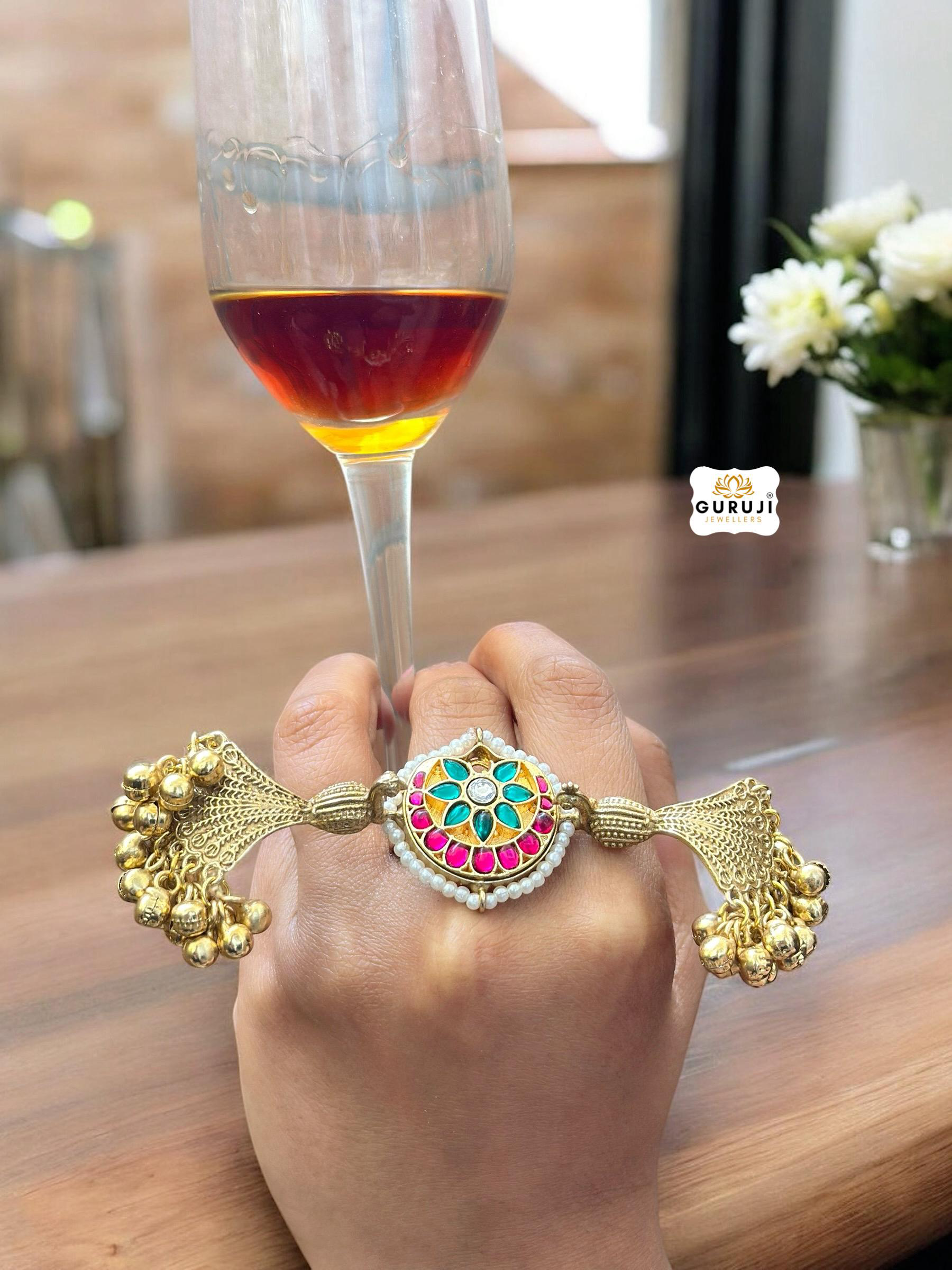 Intricate Handcrafted Ring with Elegant Design