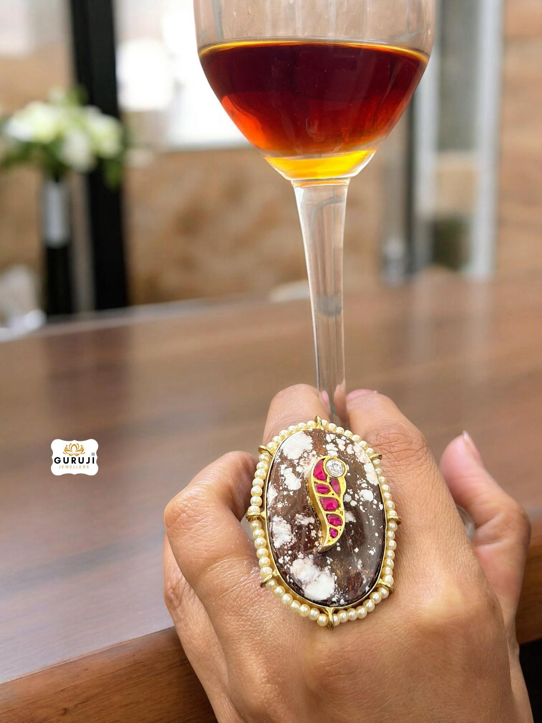 Elegant Artisan Ring with Timeless Details
