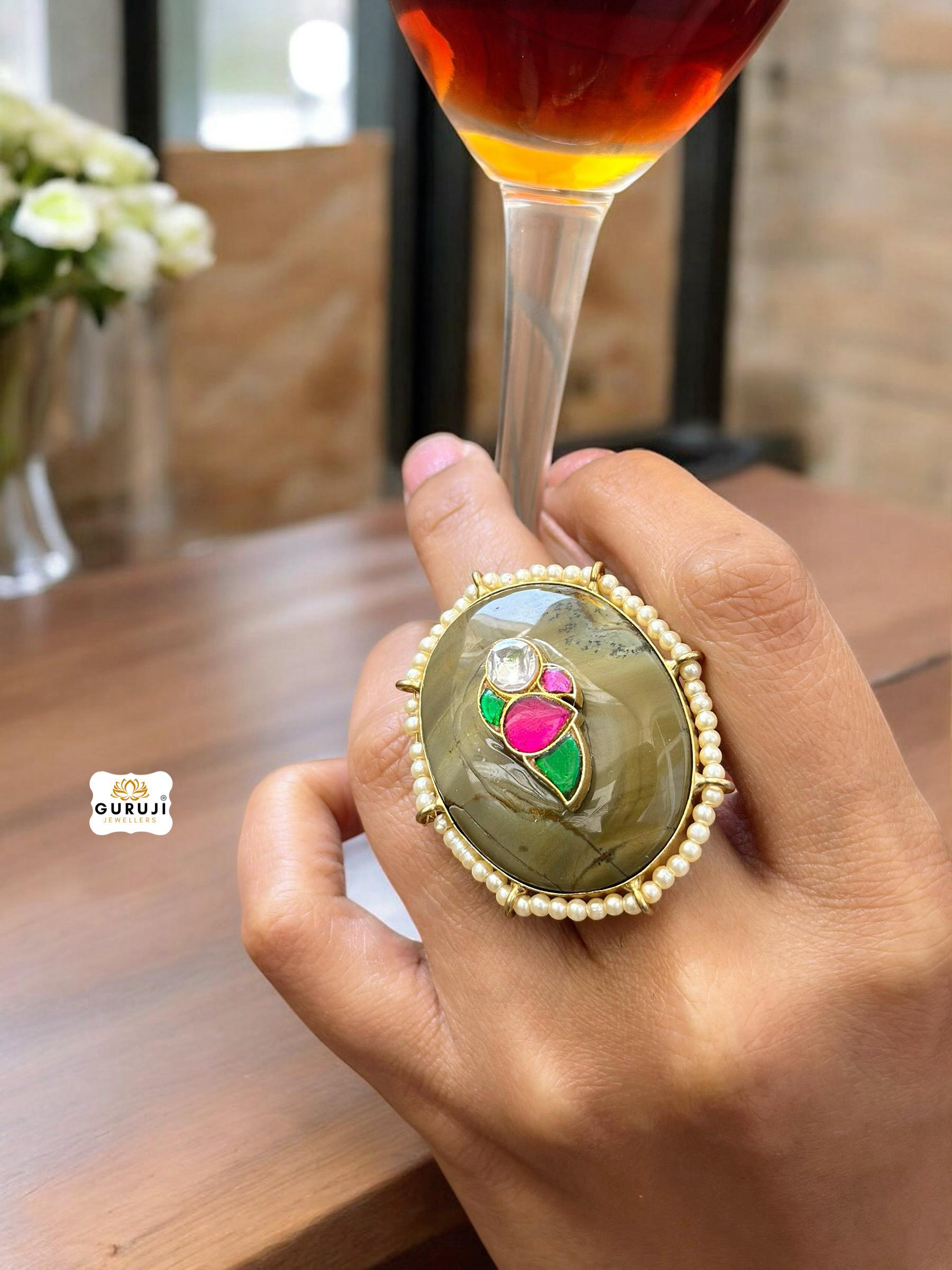Intricately Crafted Statement Ring with Timeless Appeal