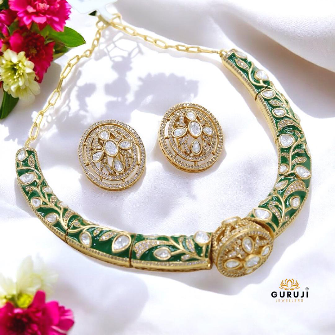 Exquisite Meenakari Hasli Set A Heritage Masterpiece