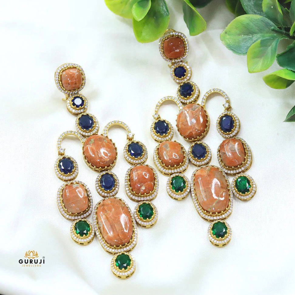 Regal Mosaic Sabyasachi Inspired Earrings