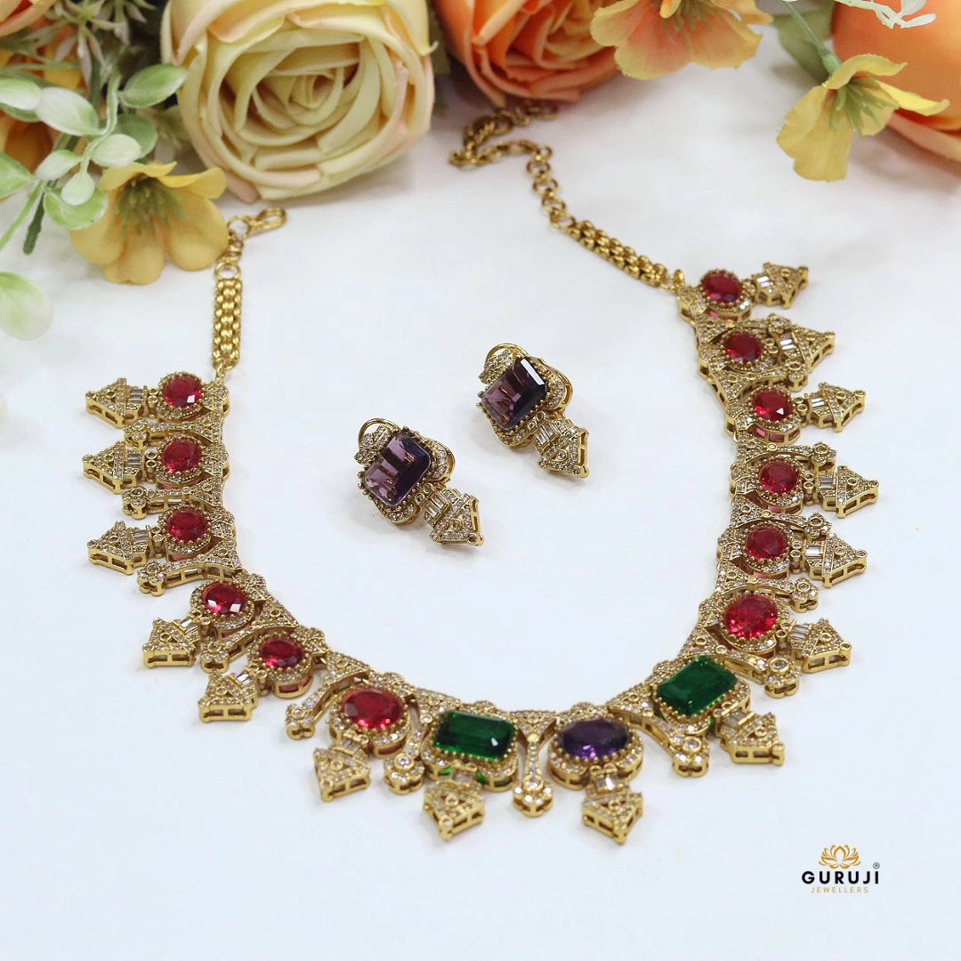 Heritage Multicolor Gemstone Necklace
